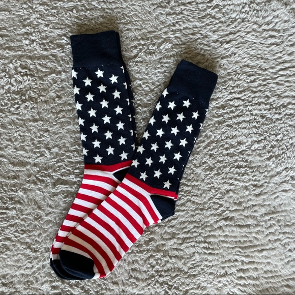 Other - NWOT 2 pairs American flag men’s socks